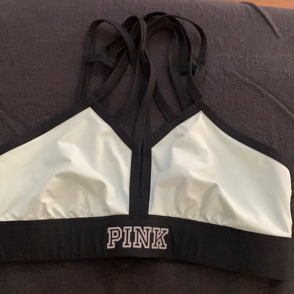 Victoria's Secret pink M Sports Bra/color is mint